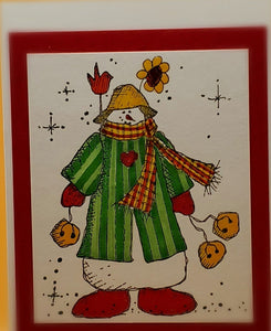 Snowman Scarecrow