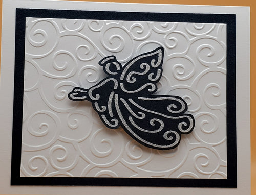 Blue and White Angel